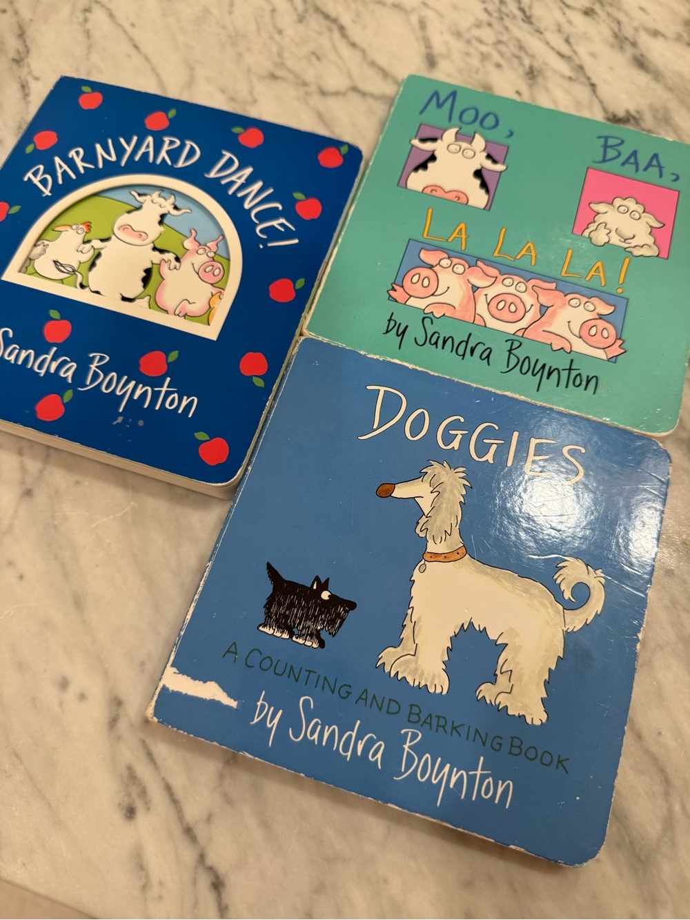 Sandra Boynton Board Books Set of Three for Babies and Toddlers